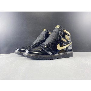 Air Jordan 1 Retro High Black Metallic Gold 2020 (AJ-W14)